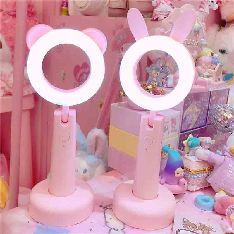 Pink Bear &amp;amp; Rabbit Night Lamp